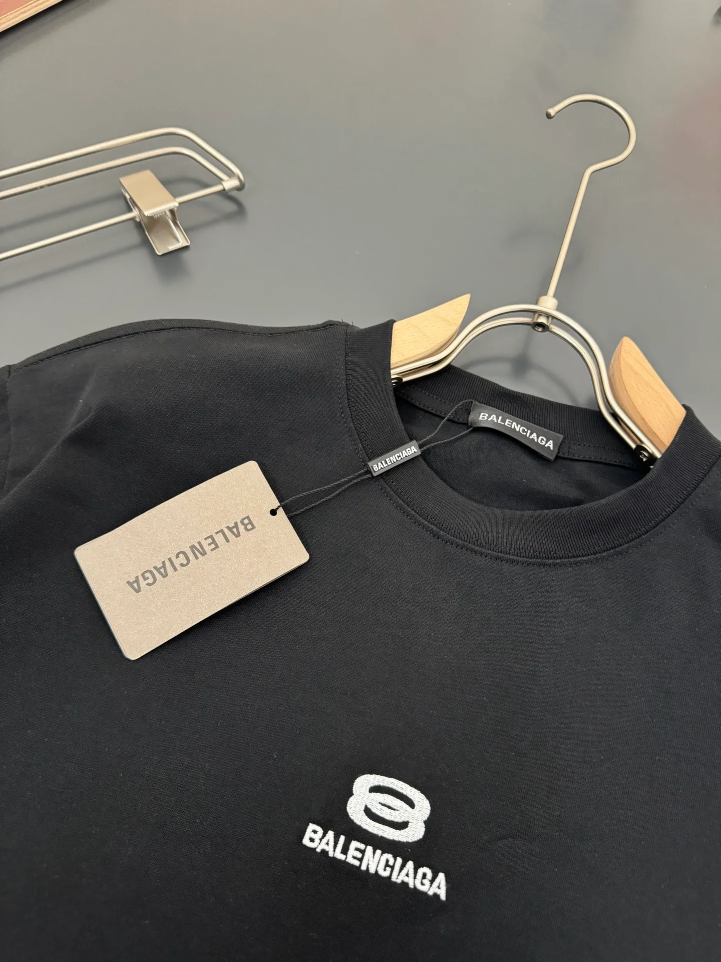 Balenciaga* *280g t logo New Arrival t ， ， Versatile ：White Black Sizes：S M L XL XXL